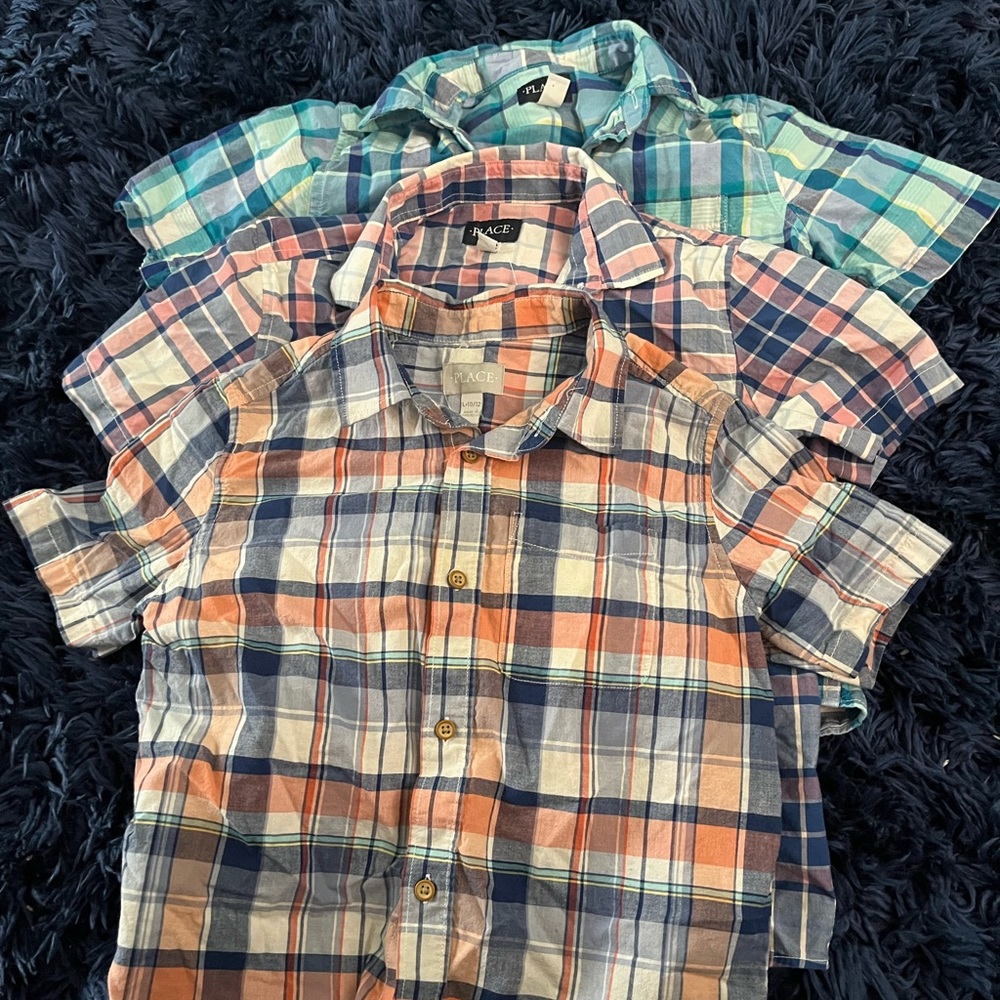 Boys spring shirts and shorts / shirts 10/12 / shirts 10